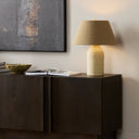 Sagredo Table Lamp - Taupe Boucle