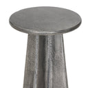 Solara End Table - Raw Antique Nickel