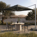 Tranquil Haven Outdoor Square Umbrella - Black 10