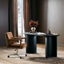 Verity Paden Desk - Aged Black Acacia