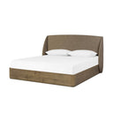 Verity Maeve Bed - Upholstered Headboard Only King Laken Taupe