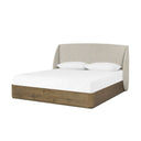 Verity Maeve Bed - Upholstered Headboard Only King Cambric Ivory