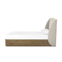 Verity Maeve Bed - Upholstered Headboard Only Queen Cambric Ivory
