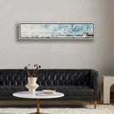 Aether Collection Terrain 10 by Douglas Galloway - 60X13 White Maple Framed Canvas