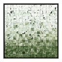 Luxe Merida Verde by Douglas Galloway - 40X40 Black Maple Framed Canvas