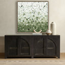 Luxe Merida Verde by Douglas Galloway - 48X48 White Oak Framed Canvas