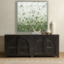 Luxe Merida Verde by Douglas Galloway - 48X48 White Maple Framed Canvas