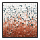 Aetheria Merida Terracota by Douglas Galloway - 48X48 Black Maple Framed Canvas