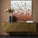 Aetheria Merida Terracota by Douglas Galloway - 48X48 White Maple Framed Canvas