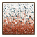 Aetheria Merida Terracota by Douglas Galloway - 40X40 White Oak Framed Canvas