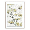 Aetherial Century Bloom II by Douglas Galloway - 23X32 Rustic Walnut Framed Paper