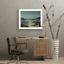 Veridian Summerday by Peter De Boer - 32X27 White Maple Framed Paper