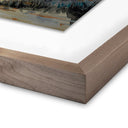 Veridian Summerday by Peter De Boer - 24X205 Rustic Walnut Framed Paper