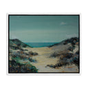 Veridian Summerday by Peter De Boer - 24X20 White Maple Framed Canvas