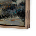 Veridian Summerday by Peter De Boer - 24X20 Rustic Walnut Framed Canvas