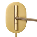 Astrid Sconce - Dark Brown Leather