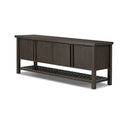 Astra Dalton Media Console - Smoked Black Oak