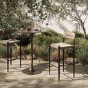 Atria Outdoor Metal Bar Counter Stool - Bar