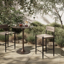 Atria Outdoor Metal Bar Counter Stool - Counter