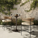 Aurelia Carrie Outdoor Stool - Counter Faux Hyacinth