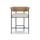 Aurelia Carrie Outdoor Stool - Counter Faux Hyacinth