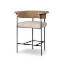 Aurelia Carrie Outdoor Stool - Counter Faux Hyacinth