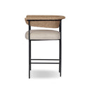 Aurelia Carrie Outdoor Stool - Counter Faux Hyacinth