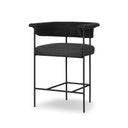 Aurelia Carrie Outdoor Stool - Counter Faux Black Hyacinth