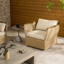 Luxe Elmira Outdoor Swivel Chair