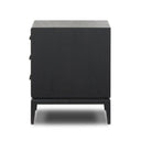 Seraphine Closed Nightstand - Black Oak Veneer