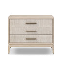Seraphine Closed Nightstand - Natural Oak Veneer