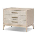 Seraphine Closed Nightstand - Natural Oak Veneer