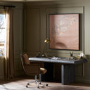 Aria Desk - Worn Black Oak