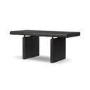 Aria Desk - Worn Black Oak
