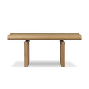 Aria Desk - Light Natural Oak Veneer