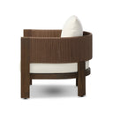 Verano Delancy Outdoor Chair - Stained Saddle Brown-Fsc