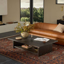 Aria Zeno Coffee Table - Smoked Black Oak