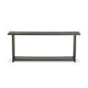 Aveline Zeno Console Table - Smoked Black Oak