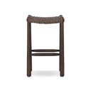 Verano Savio Outdoor Bar Counter Stool - Bar Dark Textured Woven
