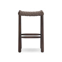 Verano Savio Outdoor Bar Counter Stool - Bar Dark Textured Woven