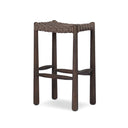 Verano Savio Outdoor Bar Counter Stool - Bar Dark Textured Woven