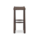 Verano Savio Outdoor Bar Counter Stool - Bar Dark Textured Woven