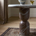 Aventine Figueroa End Table - Sawar Marble