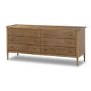 Avante Franny 6 Drawer Dresser - Saddle Brown Veneer