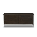 Aveline 6 Drawer Dresser - Espresso Oak Veneer