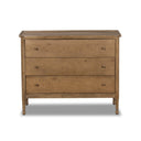 Solara Franny 3 Drawer Chest - Saddle Brown Veneer