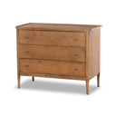 Aurelia Franny 3 Drawer Chest - Saddle Brown Veneer
