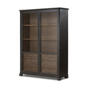 Aveline Wide Cabinet - Smoked Black