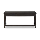 Aveline Bari Desk - Cracked Smoked Black Veneer