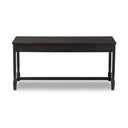 Aveline Bari Desk - Cracked Smoked Black Veneer